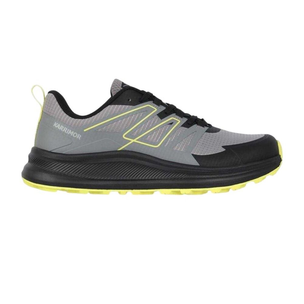 Karrimor Mens Duma 00 Sneakers / Gray/Black/Fluro Yellow